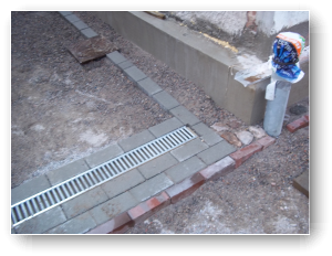 Sockeld�mmen und Pflastern