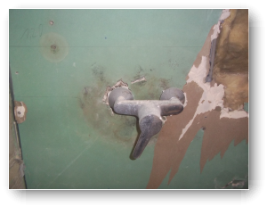 Abriss von alten Trockenbau